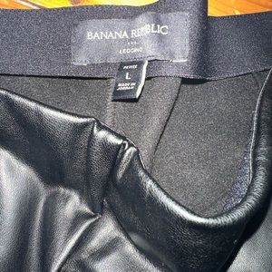 Banana republic faux leather leggings